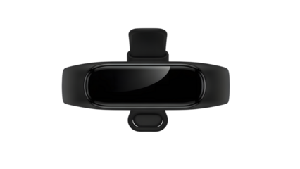 A black smartphone mount with a sleek design and adjustable arms