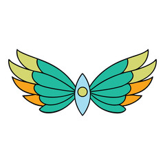 Obraz premium Delicate spring winged flowers bloom in soft pastels, fluttering like butterflies in warm sunlight, symbolizing renewal, freedom, and the gentle beauty of a fresh season. 