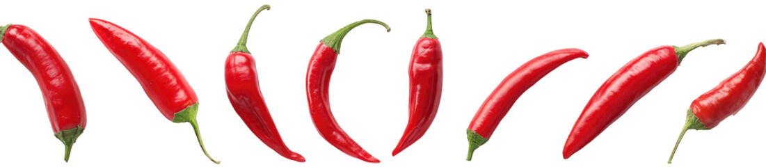 Red chili peppers arranged to form the word "HABA