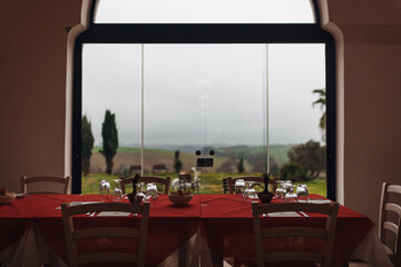 Restaurant Table Ready for Guests