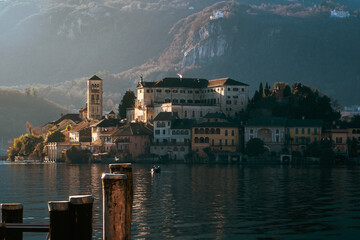 San Giulio Island on Lake Orta