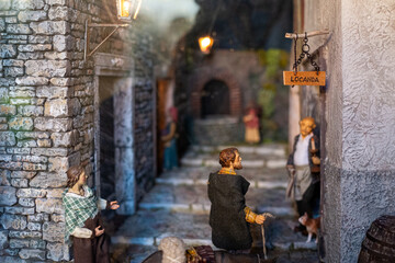 Christmas Nativity Scene. Details. Christmas season. Baby Jesus.