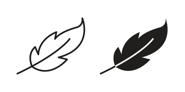 Light weight icons for web design set in black stroke and solid style. EPS10