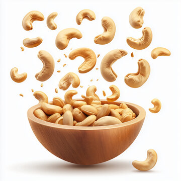 cashew nuts in a bowl