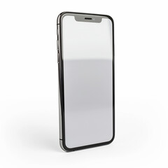 Crystal clear isolated smartphone PNG centered pure white background hyper detailed product photography studio lighting premium clarity