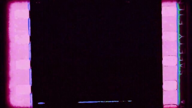 countdown old film grain overlay