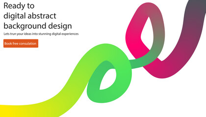 Fototapeta premium Vibrant Abstract Gradient Background Design Ready for Your Digital Needs