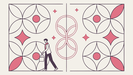 vector illustration of a floral background