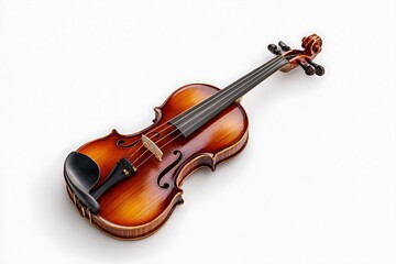 Fototapeta premium violin isolated on white
