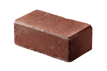 A single, reddish-brown brick, rectangular and slightly textured
