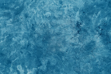 Fototapeta premium Industrial Blue Concrete Texture Background with Natural Cracks, Weathered Cement Surface for Architectural Design, Grunge Polished Stone Floor Backdrop, Distressed Wall Overlay Material.