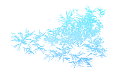 Frost. Ice. Crystal. An isolated cluster of sharp blue frost crystals PNG clip art on a transparent background for a frozen ground effect, winter nature element, or ice texture.