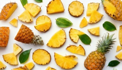 Pineapple Paradise - A Vibrant Array of Fresh Fruit.