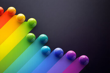 colorful chalk liquid lines  on blackboard