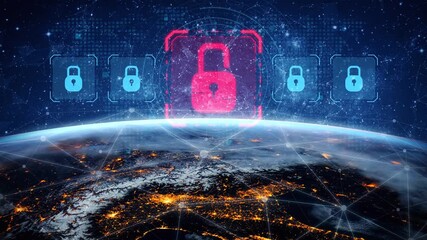 Digital security concept illustrating a cybersecurity breach, with a red unlocked padlock indicating data exposure among secure systems, emphasizing system vulnerability and risk Marrow - Powered by Adobe