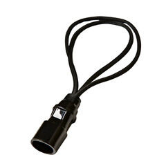 Black Camera Strap with Metal Clip