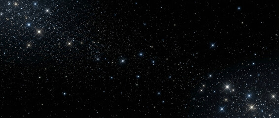 Fototapeta premium Stunning starry night sky with countless twinkling stars