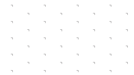 Minimalist black corner bracket pattern on white background for architectural and technical drafting concepts