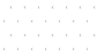 Minimal blue left angle bracket pattern over white background for software development and it themed graphics