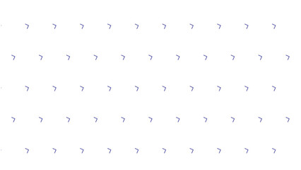 Geometric pattern of blue corner brackets or l-shapes on white background for modern technical design