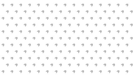 Abstract pattern of black geometric corner shapes and nested lines on a white background for technical layouts