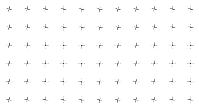 Elegant pattern of black four-pointed star symbols on a white background with a curved geometric design - Powered by Adobe