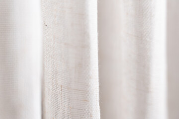 white curtain background