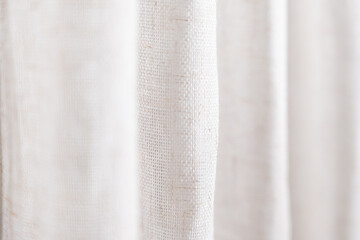 white curtain background