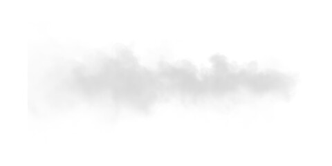 Pure white smoke plume isolated on a stark black background Dynamic steam vapor texture for dramatic abstract graphic © PNG