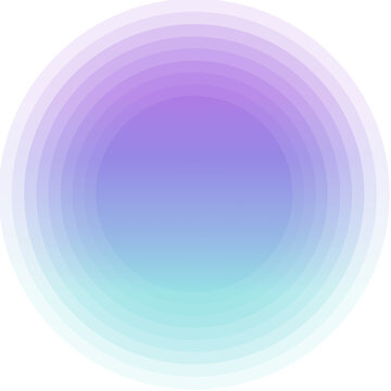 Gradient Layer Circle with Purple