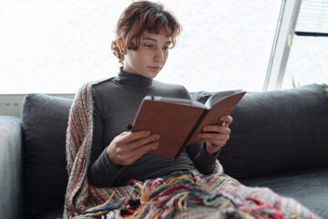 In cold winter weather, my hobby is reading,