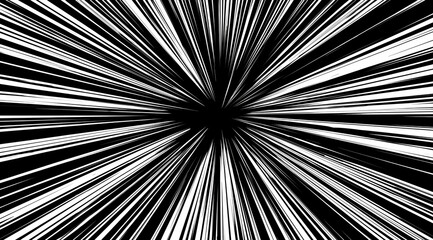 Black and White Speed Lines Effect Background motion