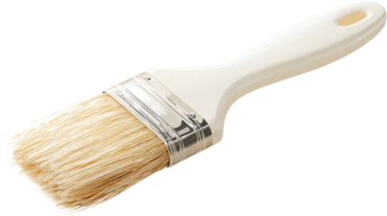 Silicone pastry brush isolated on a white background