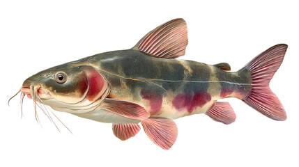 Obraz premium Catfish isolated on a white background