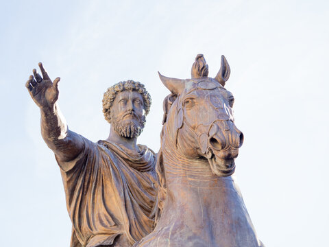 Equestrian Statue of Marcus Aurelius in Rome