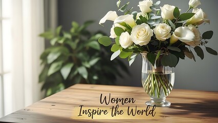 Celebrating the incredible strength and inspiring spirit of women worldwide, honoring their invaluable contributions this International Women's Day with a beautiful floral tribute