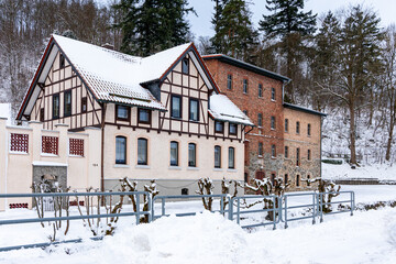 Winterbilder aus G&uuml;ntersberge im Harz Selketal