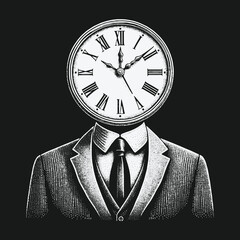 The Time-Conscious Executive: A Conceptual Illustration of Time Management.