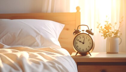 Morning Serenity - A Peaceful Bedroom Scene with Sunlight.