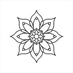 Floral Design Element Vector Illustration