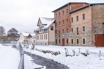 Winterbilder aus G&uuml;ntersberge im Harz Selketal