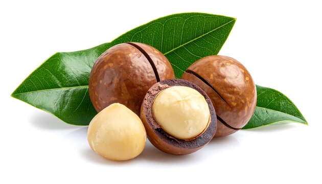 Macadamia Nuts - A Close-Up of Natures Delicious Treasure.