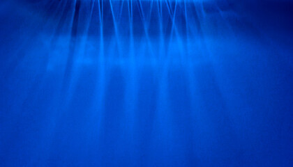 Paper abstraction. Shadows and highlights on blue cardboard. Colored cardboard