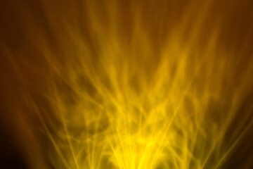 Paper abstraction. Shadows and highlights on yellow cardboard. Colored cardboard