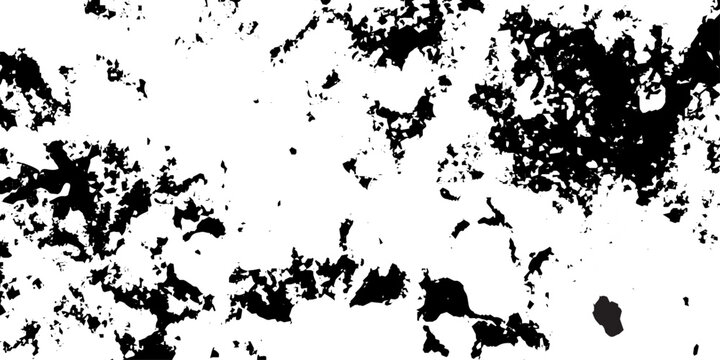 Rough black and white texture vector. Distressed overlay texture. Distressed cracked concrete wall texture background. Monochrome surface old vintage vector pattern.