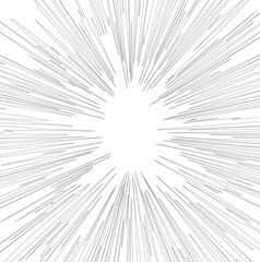 Obraz premium Abstract Radial Speed Lines Burst Background