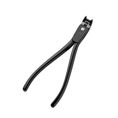 Obraz premium Clipper Tool Used for Nail Care Placed on a Plain Surface for Grooming Purposes