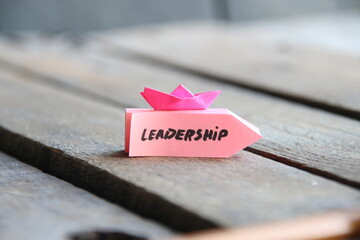 Personal development to be leadership concept.