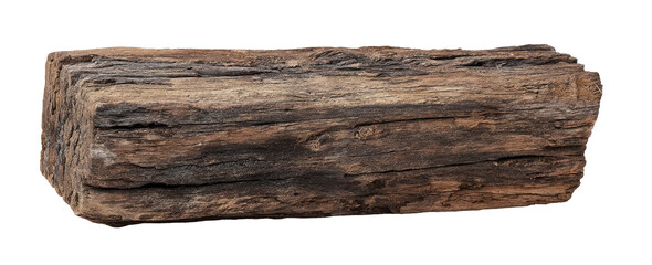 Naklejka premium Aged, Rectangular Wooden Slab