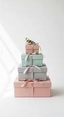 Obraz premium gift box on a white background